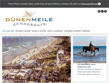 Tablet Screenshot of duenenmeile.de
